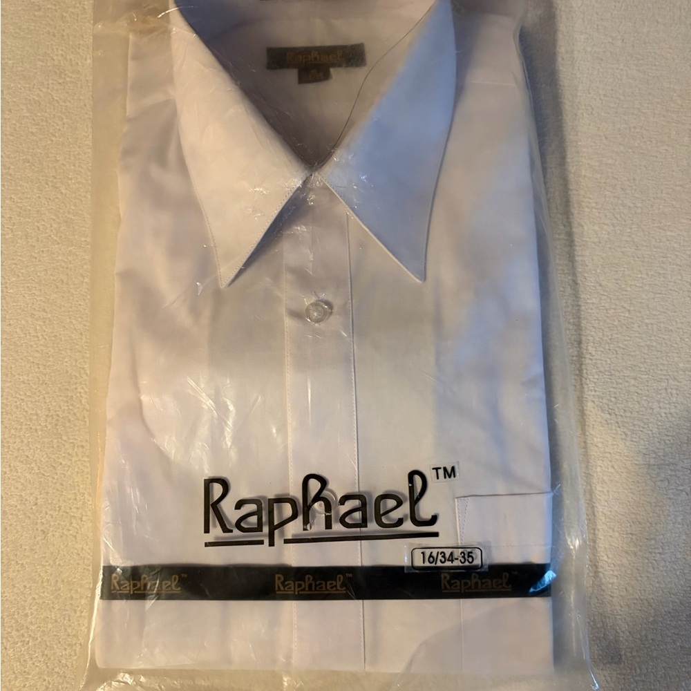 Raphael Men's Elegant White Dress Shirt